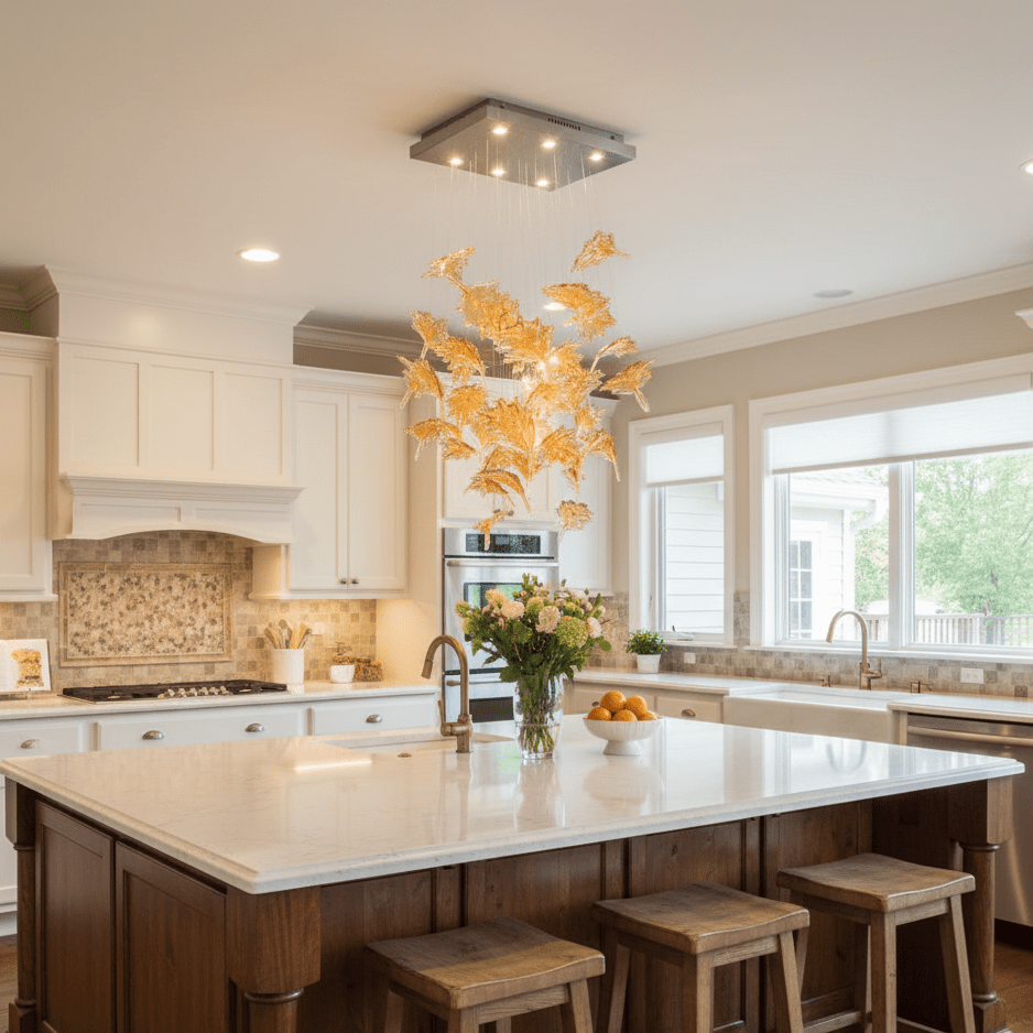 Maple Canopy Crystal Chandelier