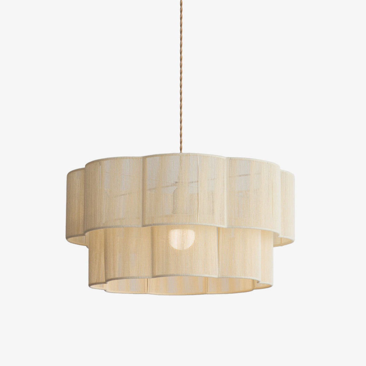 Jensoncombe Cotton Cord Pendant Lamp