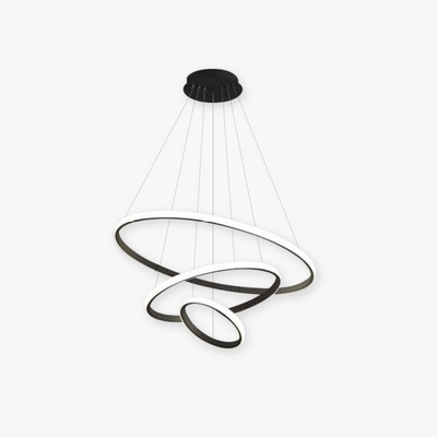 Arisha Modern Ring /Silicon Pendant Light, 2/3/4 Rings - Neutral Decor