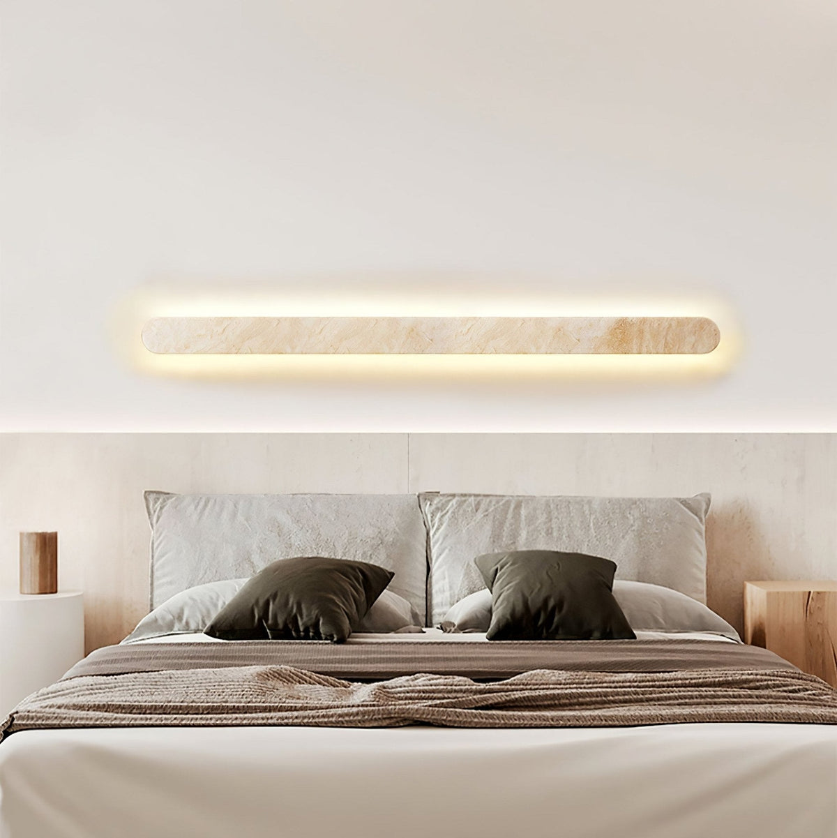 Elraee Travertine Wall Light