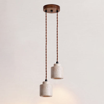 Elemental Travertine Mini Pendant Lamp