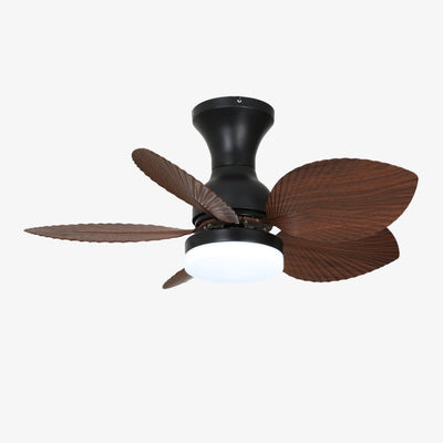 Rinirian Vintage Wood Ceiling Fan Light