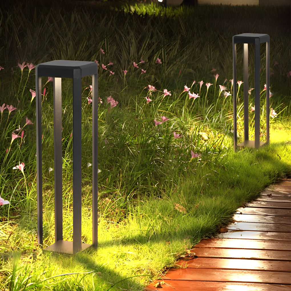 Liz Modern Solar Durable Minimalist Aluminum Outdoor Pathway Light