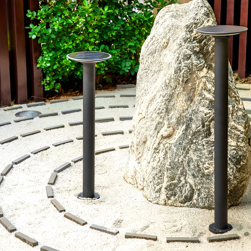 Opay Round LED Solar Design Aluminum Outdoor Light