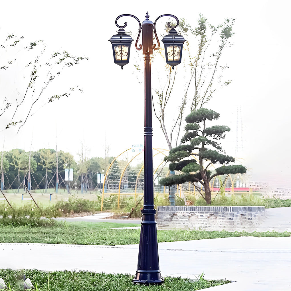 Geoge Retro European Style Glass Outdoor Street Lights