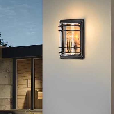 Lorelei Vintage Modern Aluminum  Outdoor Wall Light