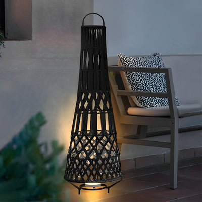 Misty Classic Unique Steel Outdoor Tribal Floor Lamp