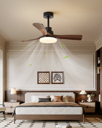 Ulvren Modern Ceiling Fan Light