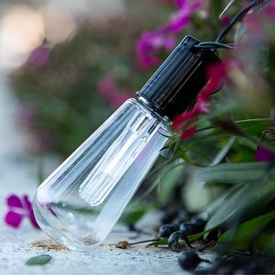 Brenda Retro Bulb USB LED Solar String Outdoor Lights