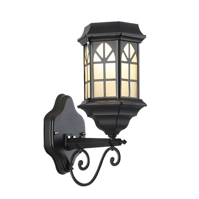 Blesed Retro LED Solar Aluminum Outdoor Wall Lamp