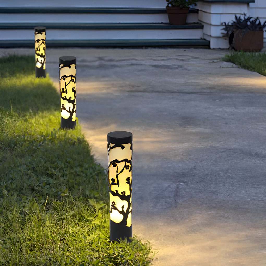 Glady Retro Wintersweet Metal Pathway Lights