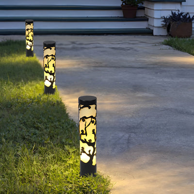 Glady Retro Wintersweet Metal Pathway Lights