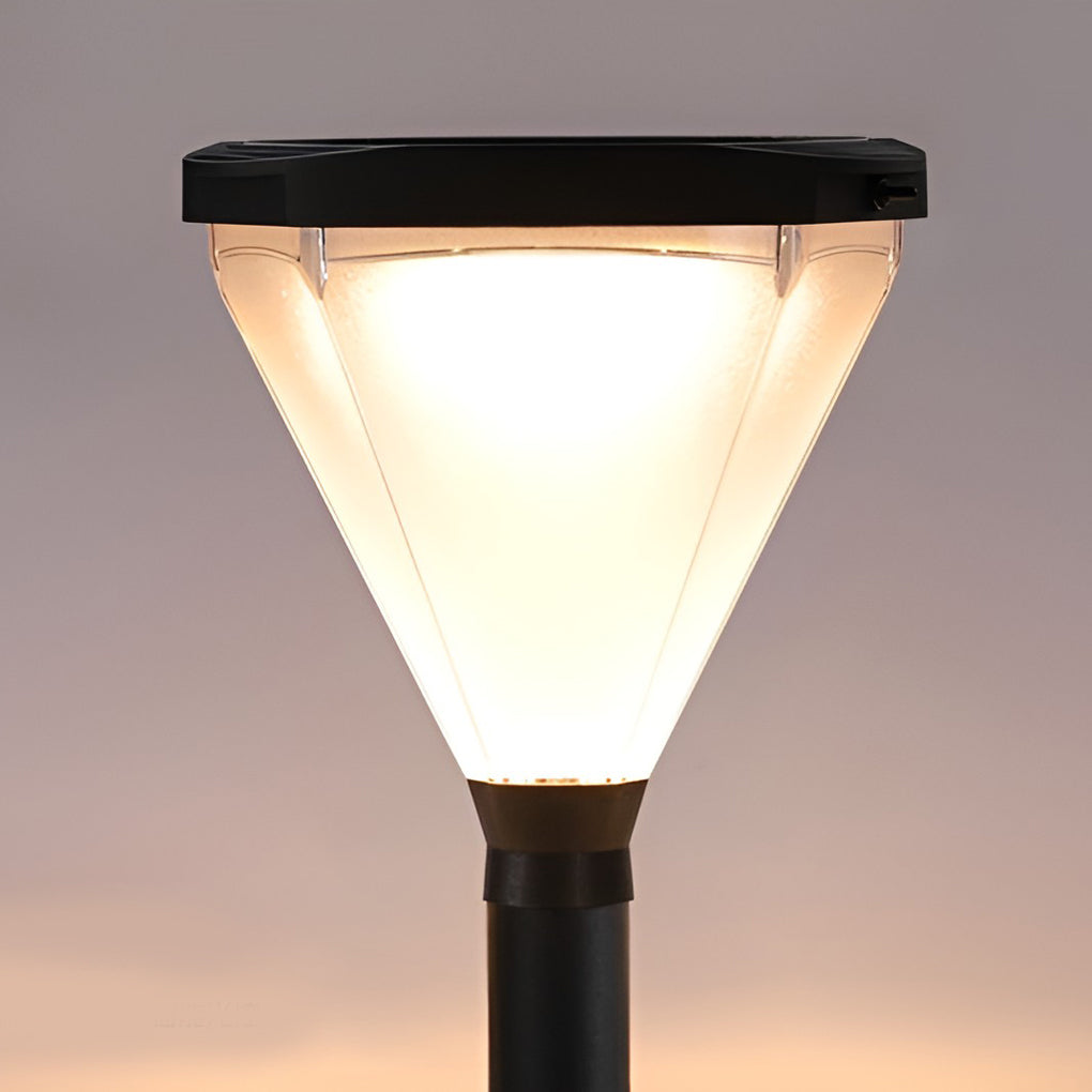 Audrey Eco-Efficient Cone Path Modern Aluminum Outdoor Light