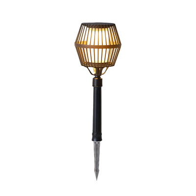 Deirdre Modern Solar Caged Aluminum Outdoor Lanterns