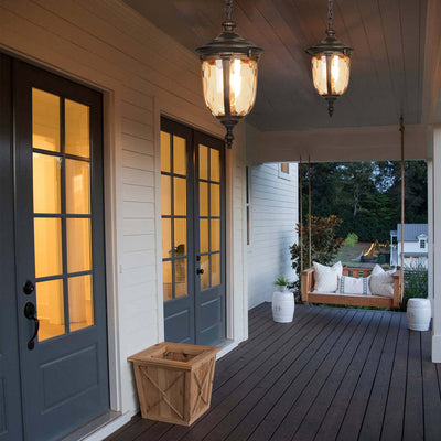 Deliht Unique European Aluminum Outdoor Chandelier Lights