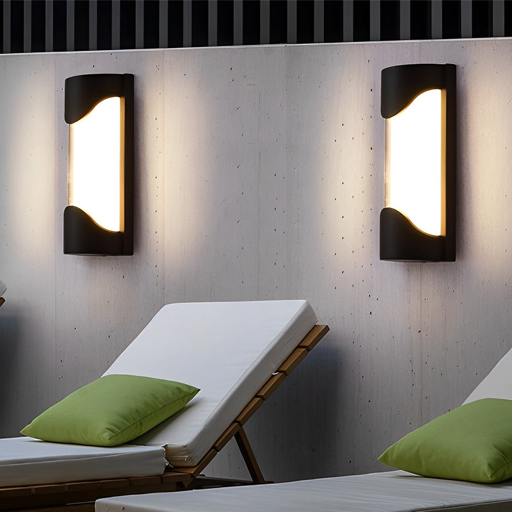 Linette Creative LED Modern Aluminum Outdoor Wall Lamp