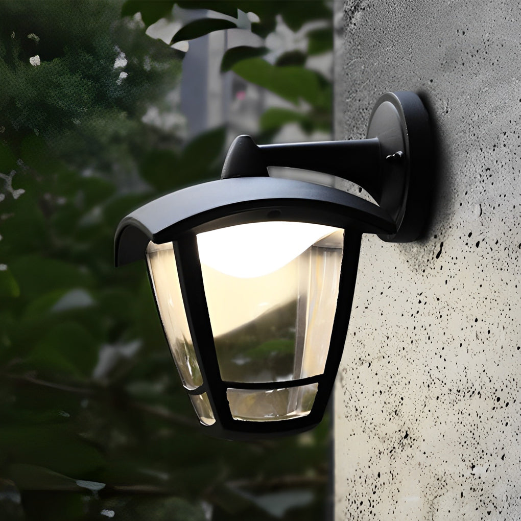 Stuart Retro Vintage Plug in Aluminum Outdoor Wall Lamp