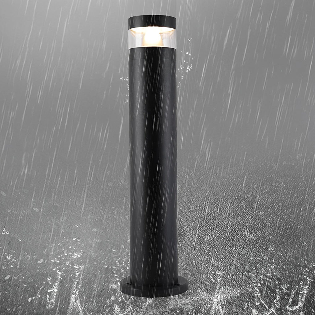 Ula Cylindrical Creative LED Aluminum Outdoor Pathway Bollard Lights
