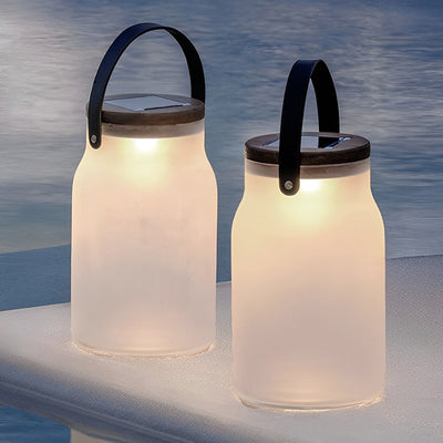 Lively Modern Portable Glass Outdoor Lawn Lights