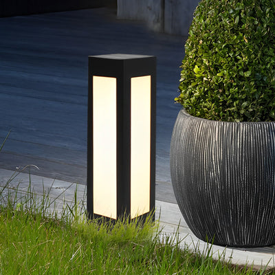 Unite Modern Automatic LED Outdoor Bollard Lights