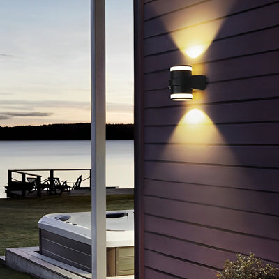 Wiona Round LED Aluminum Outdoor Wall Washer Lights