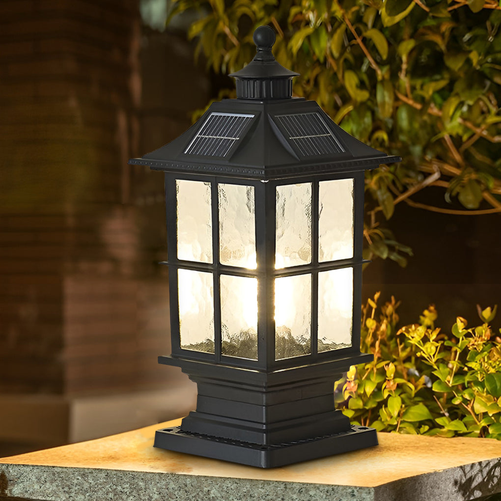 Blyth LED Modern Solar Aluminum Outdoor Post Caps Light