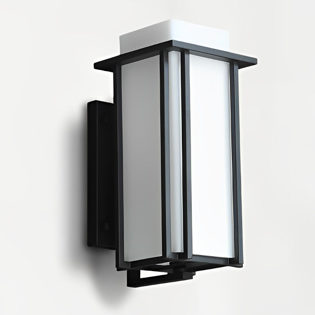 Gazelle Square Unique LED Retro Iron Outdoor Wall Lamp