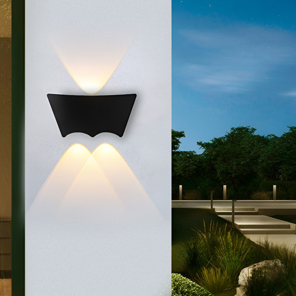 Rosann LED Modern Aluminum Outdoor Sconce Wall Washer Light