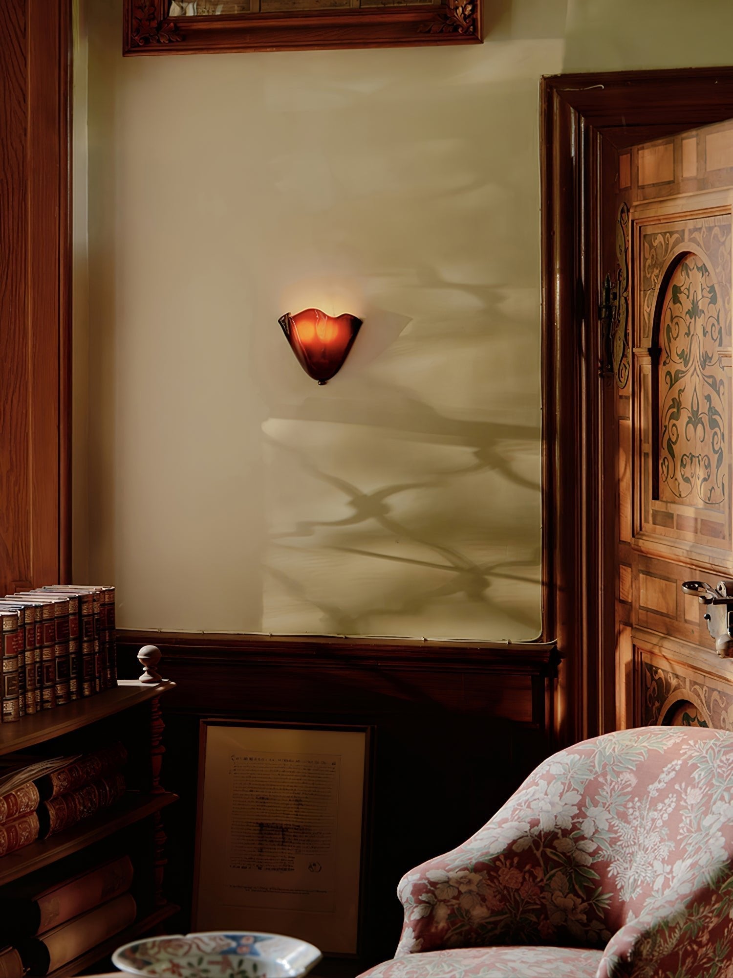 Delaford Glass Indoor Wall Light