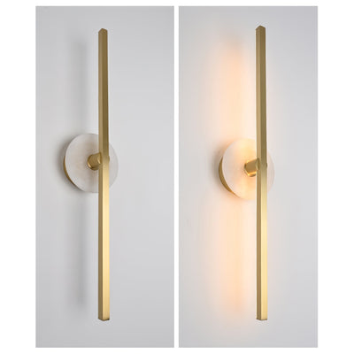 Albivine Linear Alabaster Wall Light