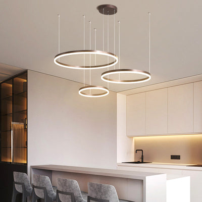 Arisha Modern Pendant Light Tir-Circle - Neutral Decor