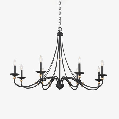Regalia Vintage Brass Chandelier
