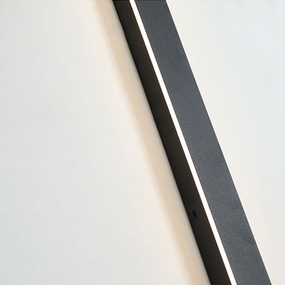 Arisha Ripple Minimalist Linear LED Outdoor Wall Lamp Garden Corridor Balcony - Neutral Decor