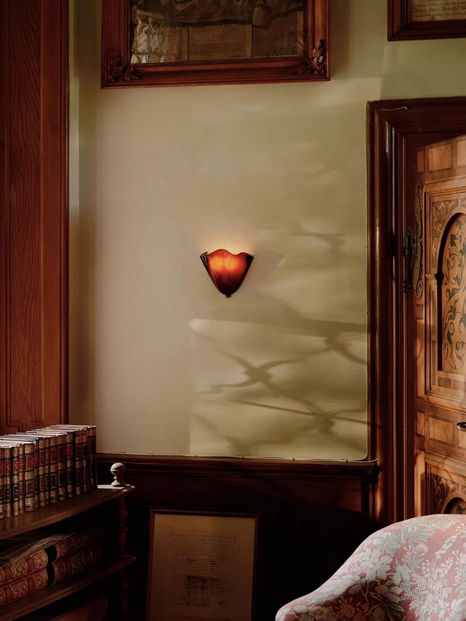 Delaford Glass Indoor Wall Light