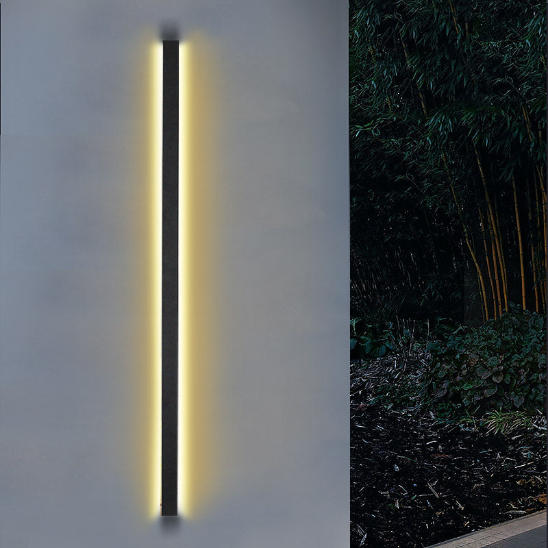 Neal Long LED Linear Modern Iron Outdoor Wall Light