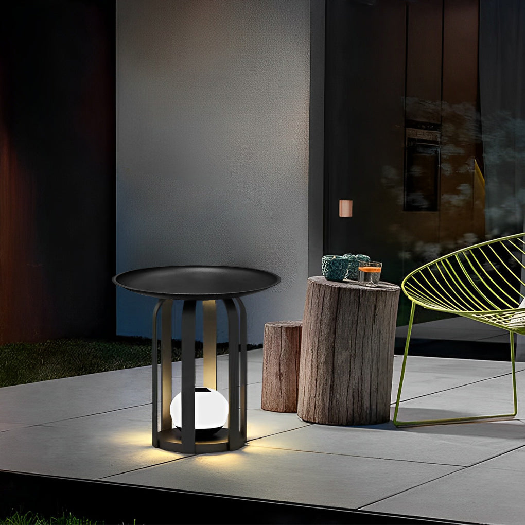 Trimx Classic Set of Iron Outdoor Table Floor Lamp