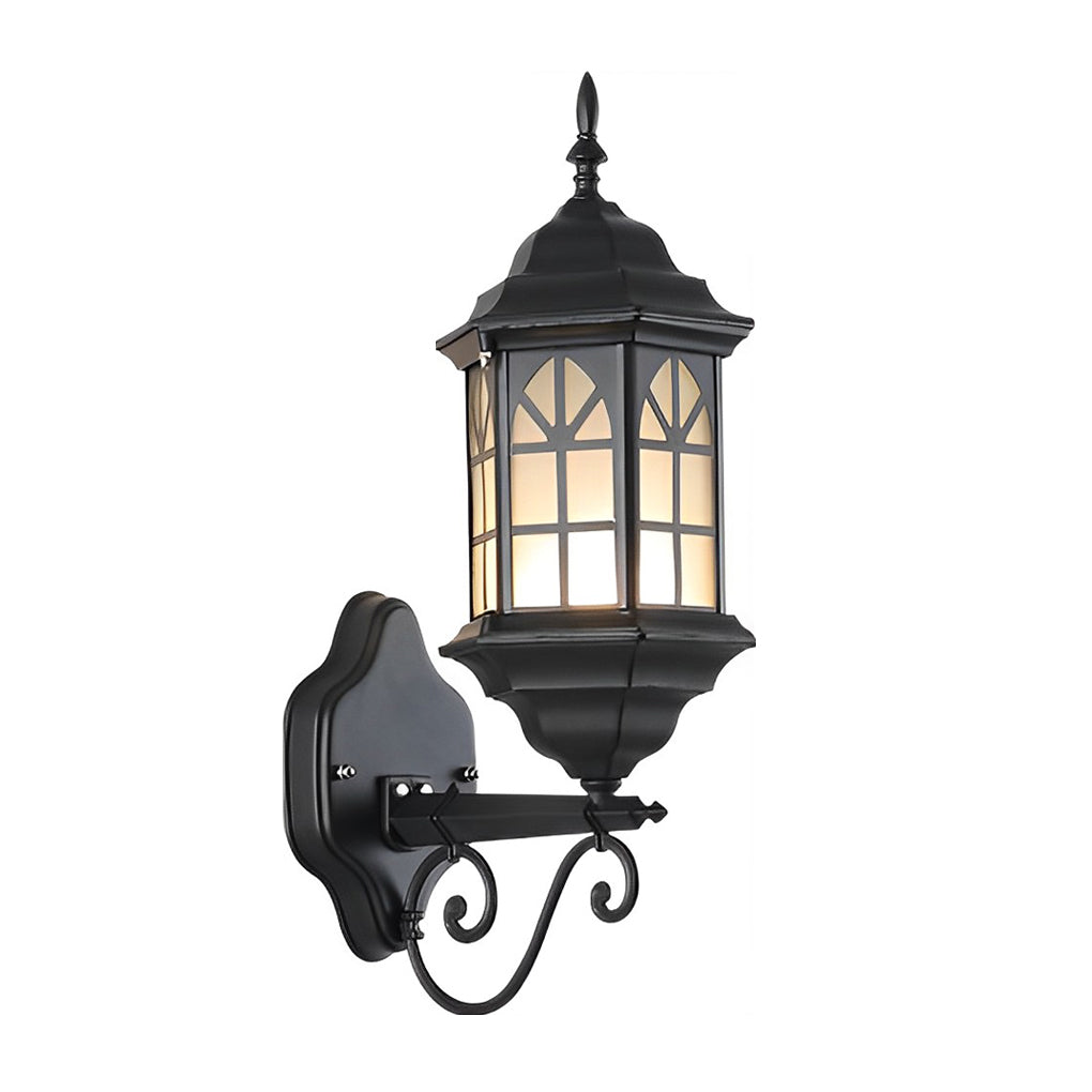 Blesed Retro LED Solar Aluminum Outdoor Wall Lamp