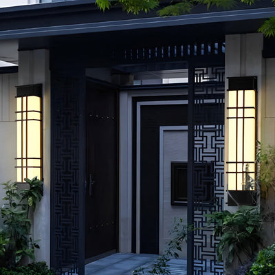 Loisa Retro Rectangular LED Traditional Outdoor Wall Lamp