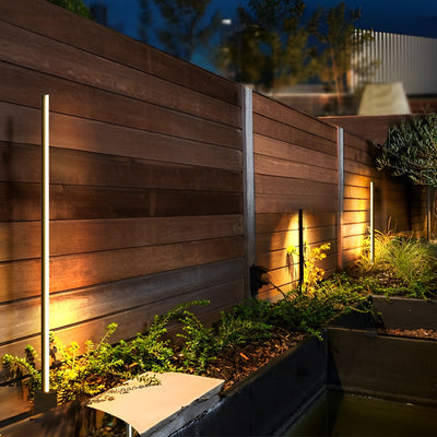 Hayle Minimalist Landscape Linear Aluminum Outdoor Light