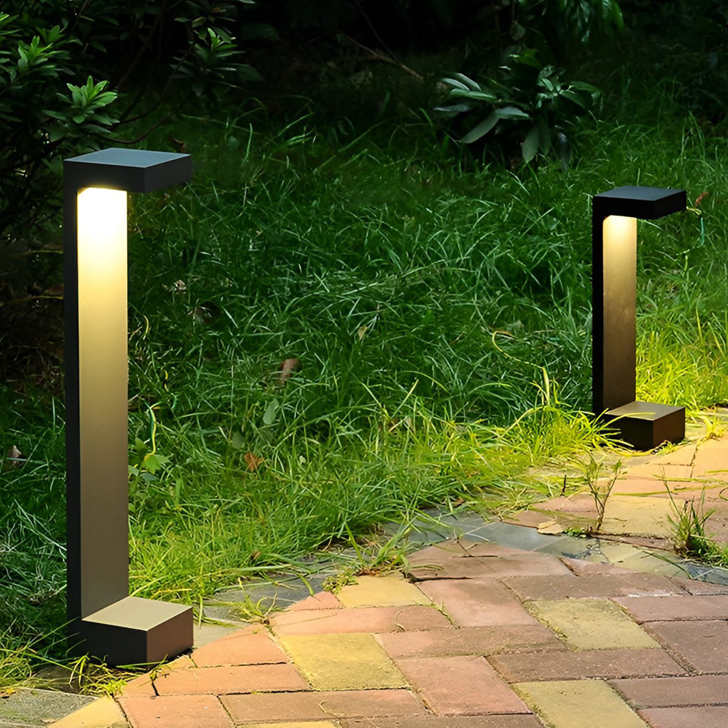 Galle Contemporary Aluminum Outdoor Pathway Lights