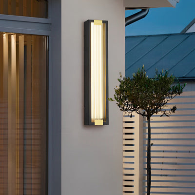 Juie Rectangular LED Modern Outdoor Porch Lights