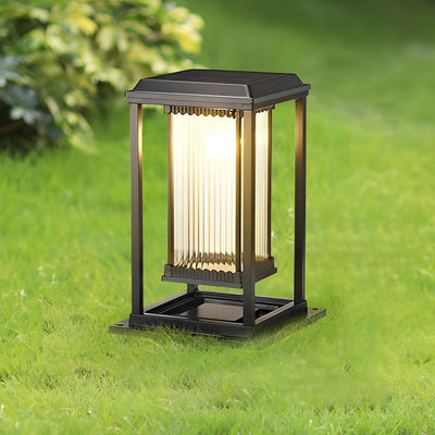 Hadley Lawn Ribbed Aluminum Outdoor Pathway Lights