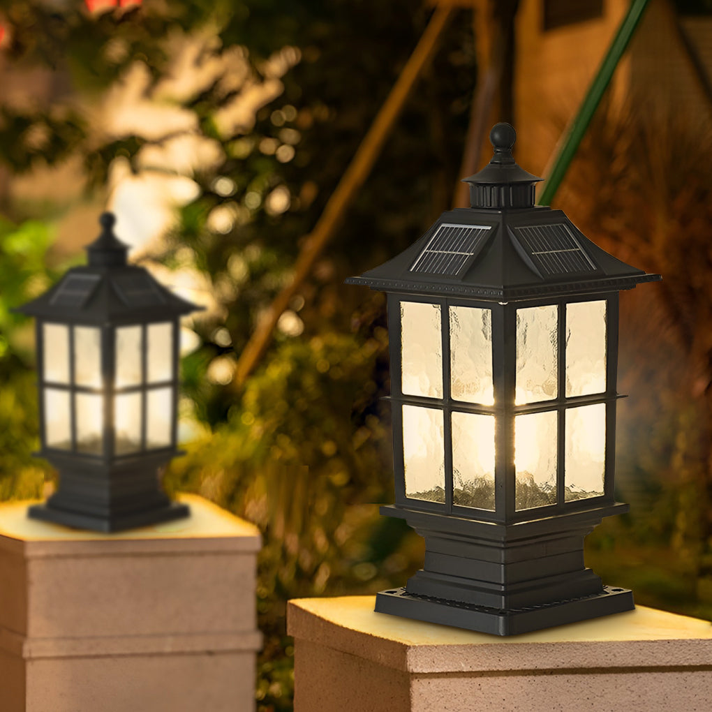 Blyth LED Modern Solar Aluminum Outdoor Post Caps Light