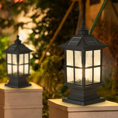 Blyth LED Modern Solar Aluminum Outdoor Post Caps Light