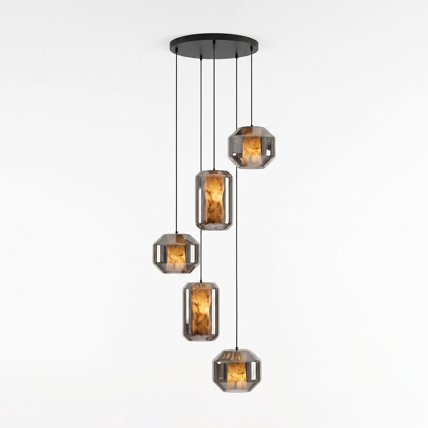 Edenborne Alabaster Glass Cylinder Pendant Light