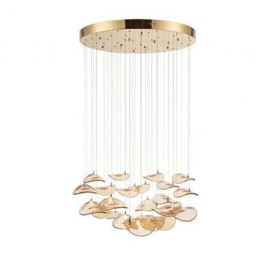 Beauvale Wave Floating Leaf Chandelier