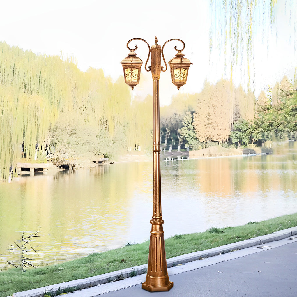 Geoge Retro European Style Glass Outdoor Street Lights