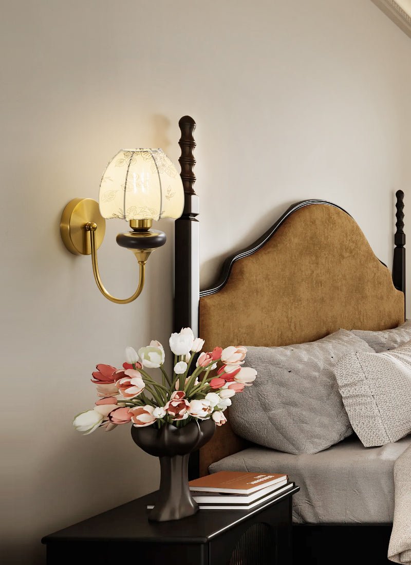Zorvyn Floral Wall Sconce