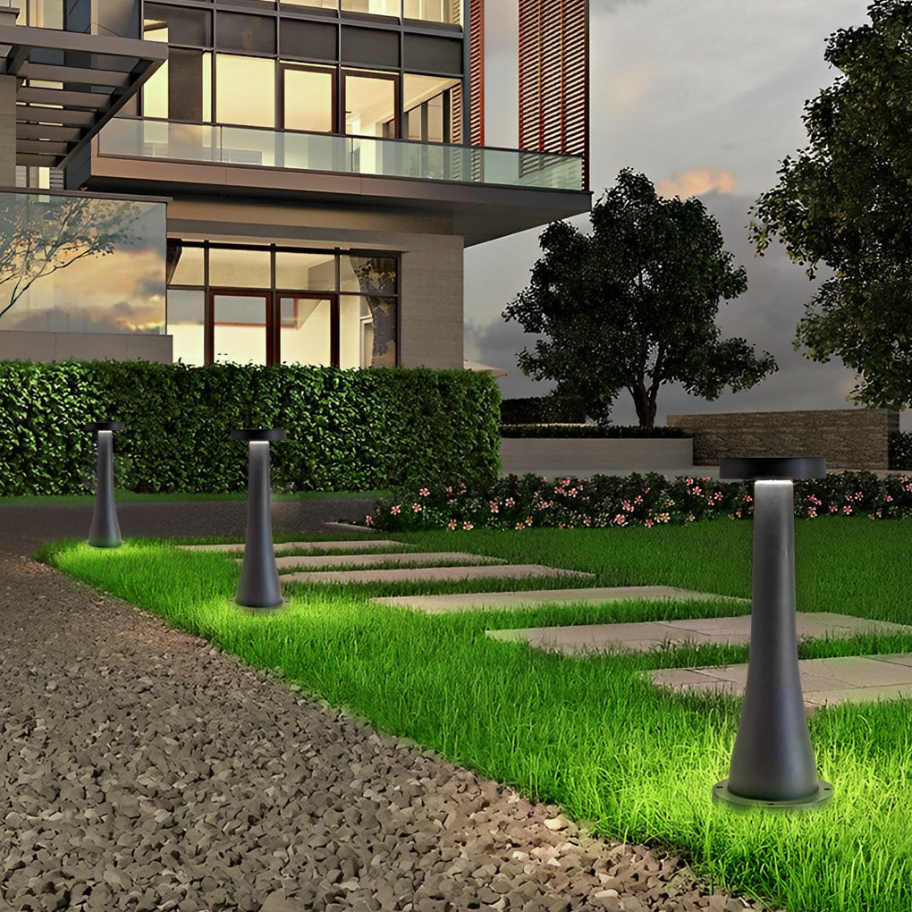 Sparkly Mushroom Aluminum Outdoor Pathway Lights
