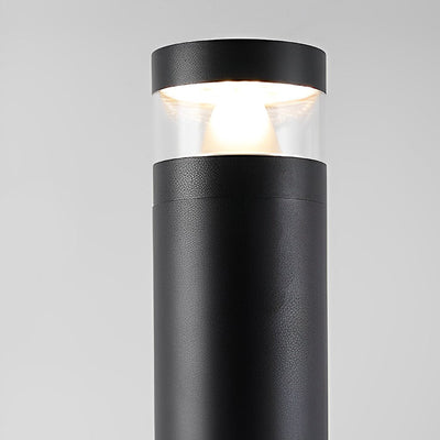 Ula Cylindrical Creative LED Aluminum Outdoor Pathway Bollard Lights